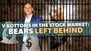 V Bottoms in the stock market: Bears left behind