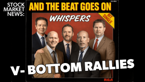 Stock Market News: And the Beat Goes on, V-Bottom Rallies. Image of Oak Harvest Investment Team inside the album cover for The Whispers